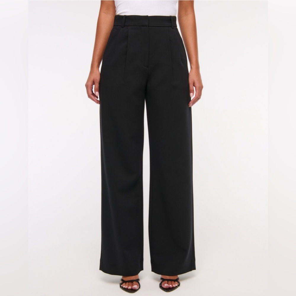 Abercrombie Sloane Tailored Wide Leg Pant XS Short